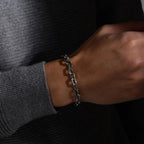 Rolo Link Chain Bracelet — Stainless Steel