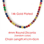 Iced Out Tennis Choker — Stainless Steel