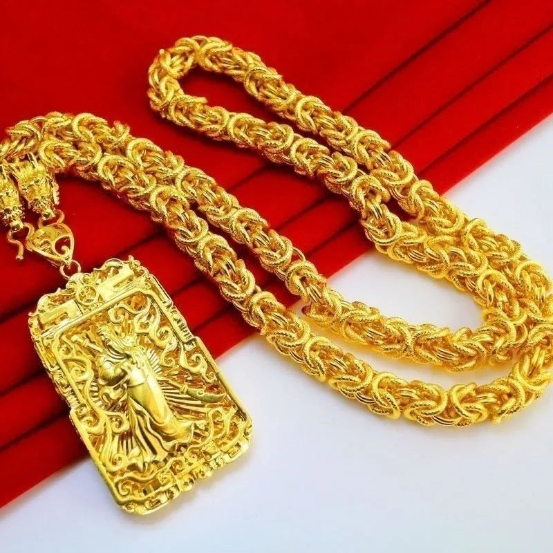 Dragon Gold Pendant Necklace