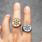 Star of David Ring — Stainless Steel