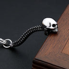 Gothic Skeleton Stainless Steel Pendant Necklace
