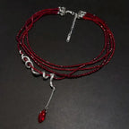 Iced Out Snake Pendant Necklace