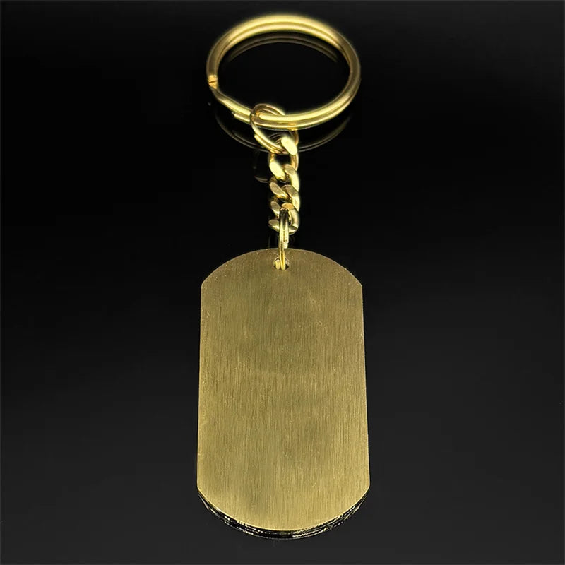 Key Gold Pendant Saint Michael Protect Archangel