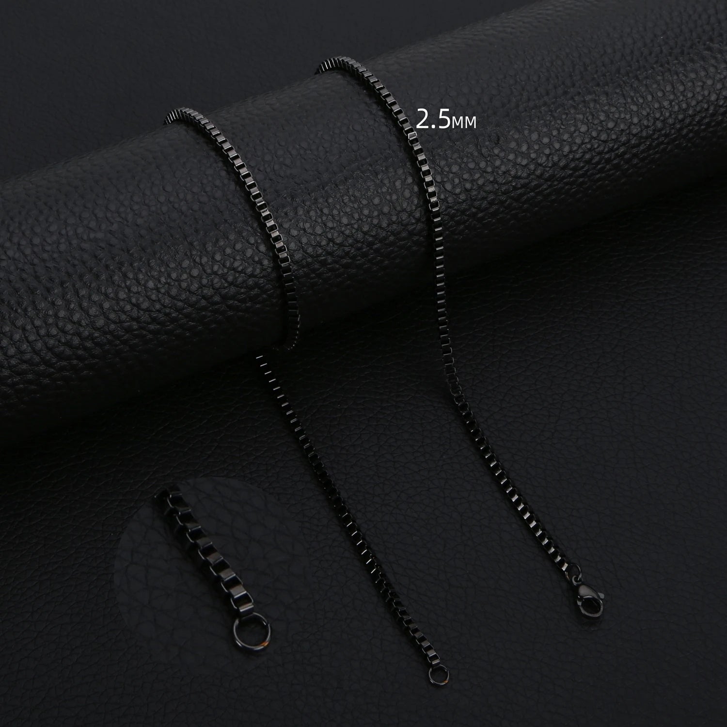 Box Chain Necklace — Stainless Steel 3mm
