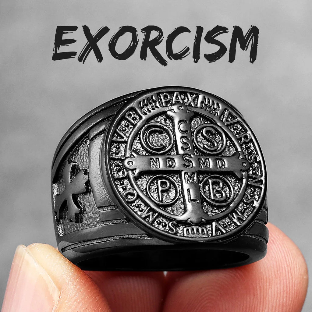 St. Benedict Ring — Stainless Steel