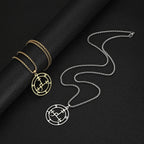 Sigil of Lilith Demon Seal Pendant — Stainless Steel