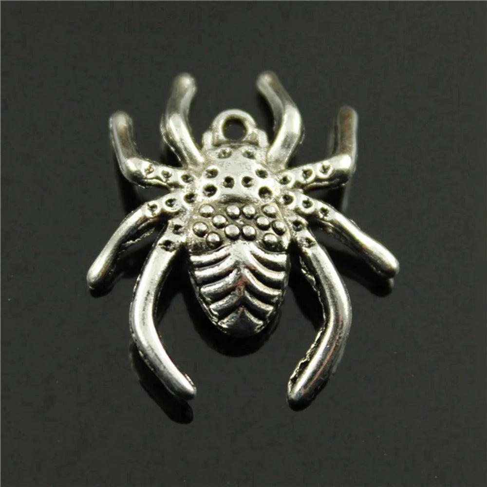 Boho Spider Web Charms Pendant Female Jewelry Bulk Cheapest Items