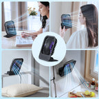 Eary Portable Magnetic Fan With 1200mAh Battery Usb Rechargeable 180 Adjustable 4 Speed Wind Personal Ultra-thin Air