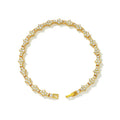 Round Stone Star CZ Bracelet — Stainless Steel