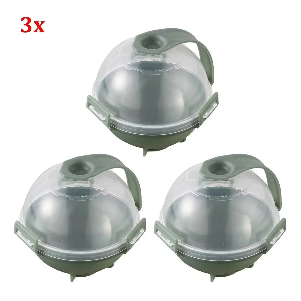1/12x Round Ice Makers Ice Ball Mold Reusable Plastic Refrigerator Spherical DIY Moulds Kitchen Tools Quick Freezing