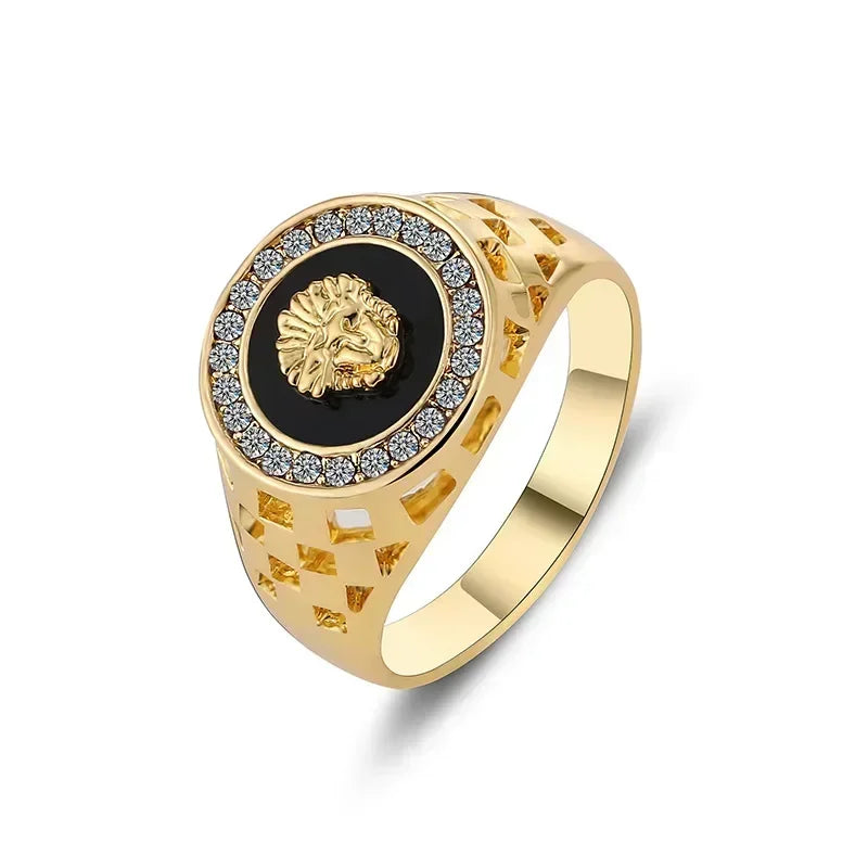 Medusa Zircon Ring — Stainless Steel