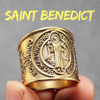 St. Benedict Ring — Stainless Steel