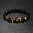 Color-Changing Natural Stone Pi Xiu Beaded Bracelet