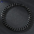 316L Stainless Steel Cuban Chain Bracelet for Men Women Figaro Vintage Metal Viking Kpop Pulseras Emo Cute Luxury