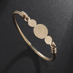 Fashion Design Stainless Steel Curved Tableware Fork Open Bracelet Men and Women Personality Charm Hip Hop Casual