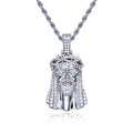 Iced Out Jesus Pendant — 925 Silver
