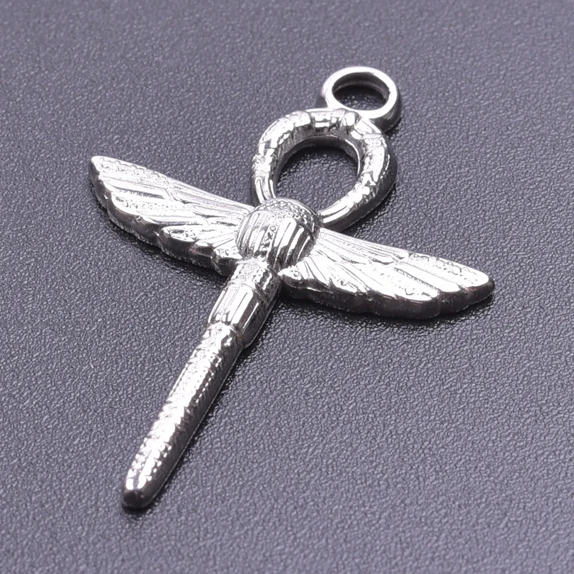 Sword Dagger Wing Pendants DIY Necklace Making — Stainless Steel