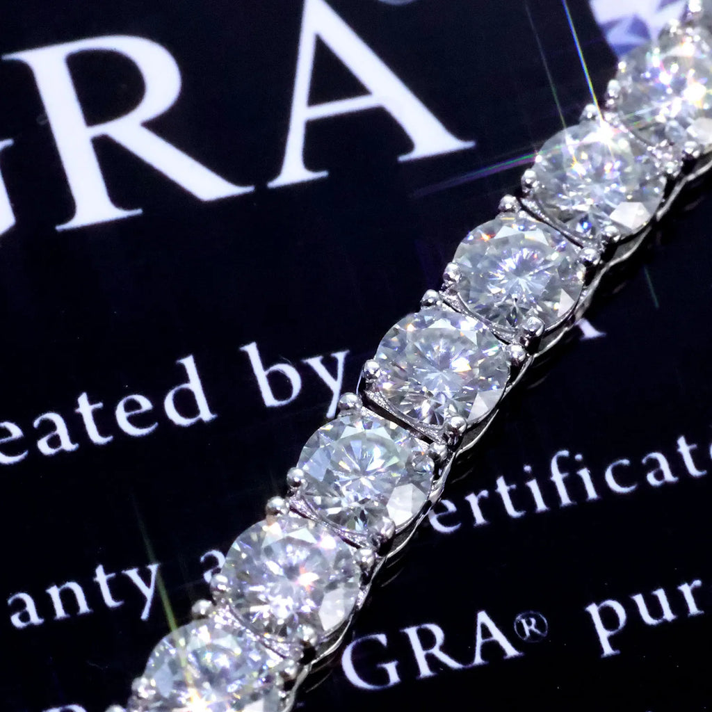 Silver 925 VVS Moissanite Tennis Bracelet 2/3/4/5MM
