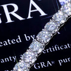 Silver 925 VVS Moissanite Tennis Bracelet 2/3/4/5MM