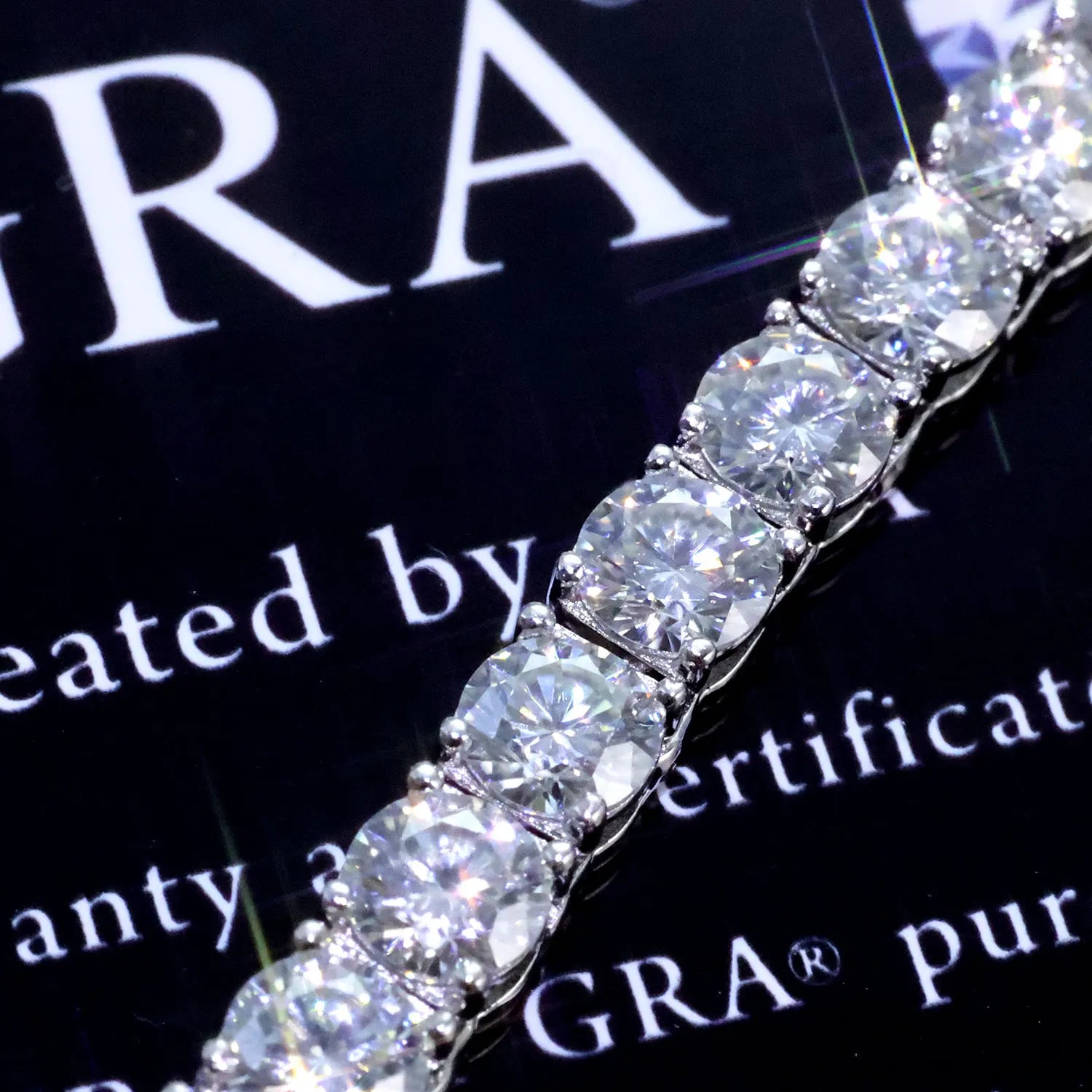 Silver 925 VVS Moissanite Tennis Bracelet 2/3/4/5MM