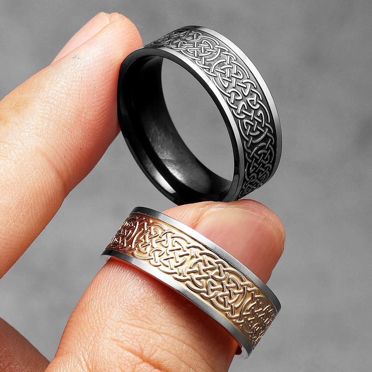 Celtic Knot Ring — Stainless Steel