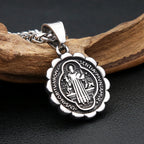 Saint Benedict Cross Pendant — Stainless