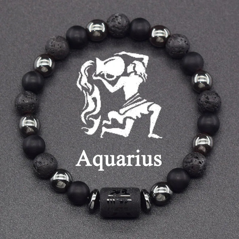 12 Zodiac Signs Bracelet Homme 12 Constellation Jewelry for Women Scorpio Gemini Sagittarius Bracelet Friendship Gift Whoelsales