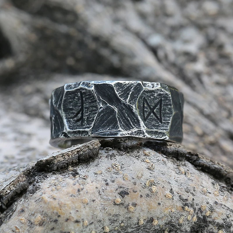 Viking Githic Style Stainless Steel Celtics Knot Ring Men Nordic Trinity Wedding Rings Womens Band  Jewelry Boyfriend Gift
