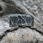Viking Githic Style Stainless Steel Celtics Knot Ring Men Nordic Trinity Wedding Rings Womens Band  Jewelry Boyfriend Gift