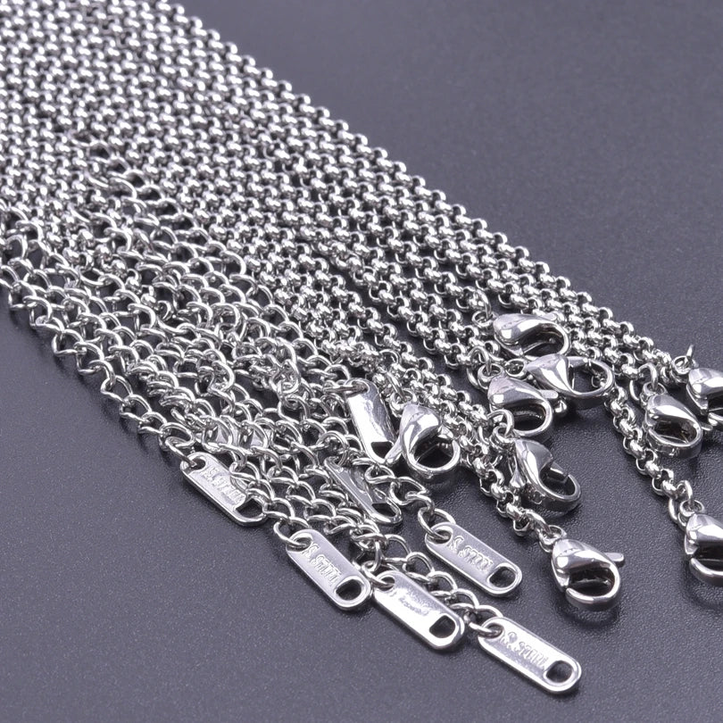 Stainless Steel Chain Necklace — 2.5mm