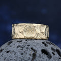 Odin Norse Viking Rune Amulet Gold Ring — 316L Stainless Steel