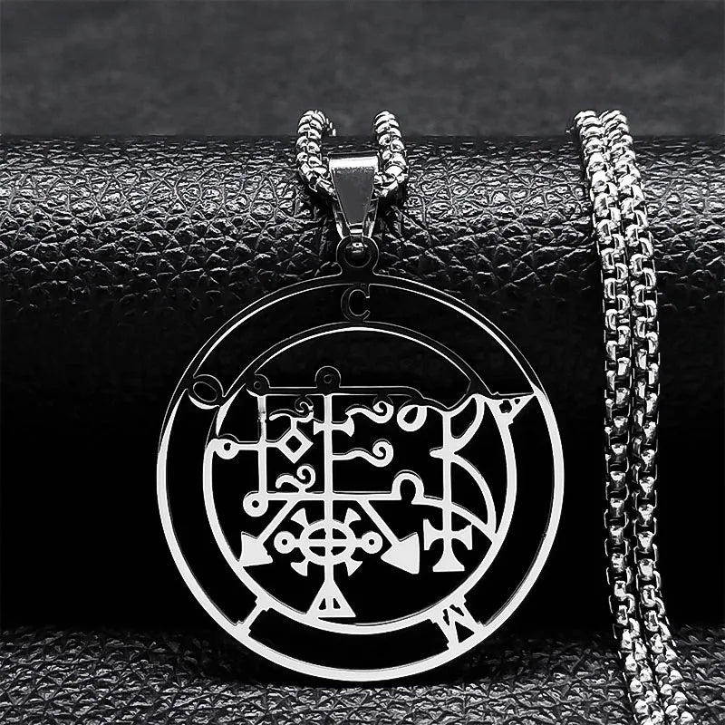 Astaroth Sigil Pendant Necklace — Stainless Steel