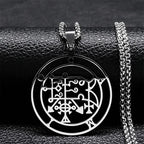 Astaroth Sigil Pendant Necklace — Stainless Steel