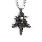 Gothic Death Skull Pendant — Stainless