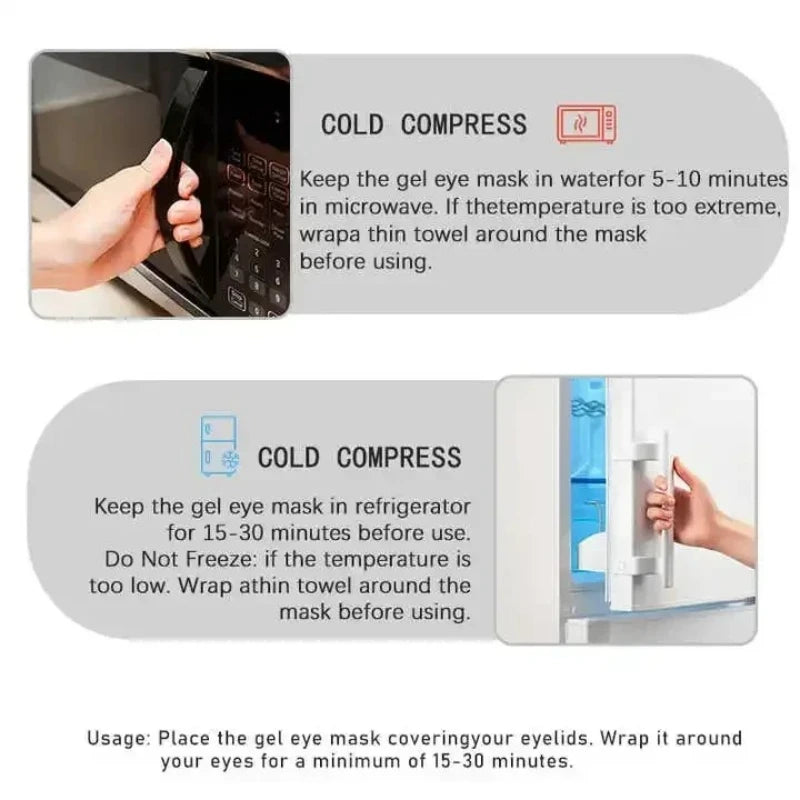Blue PVC Gel Ice Pack - Adjustable Cooling Pad for Helmets & Hats | Reusable Cold Compress Travel Portable Outdoor