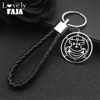 Baphomet Steel Pendant Sigeal Sigil Lucifer Key