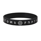 Viking Compass Silicone Bracelet 12mm