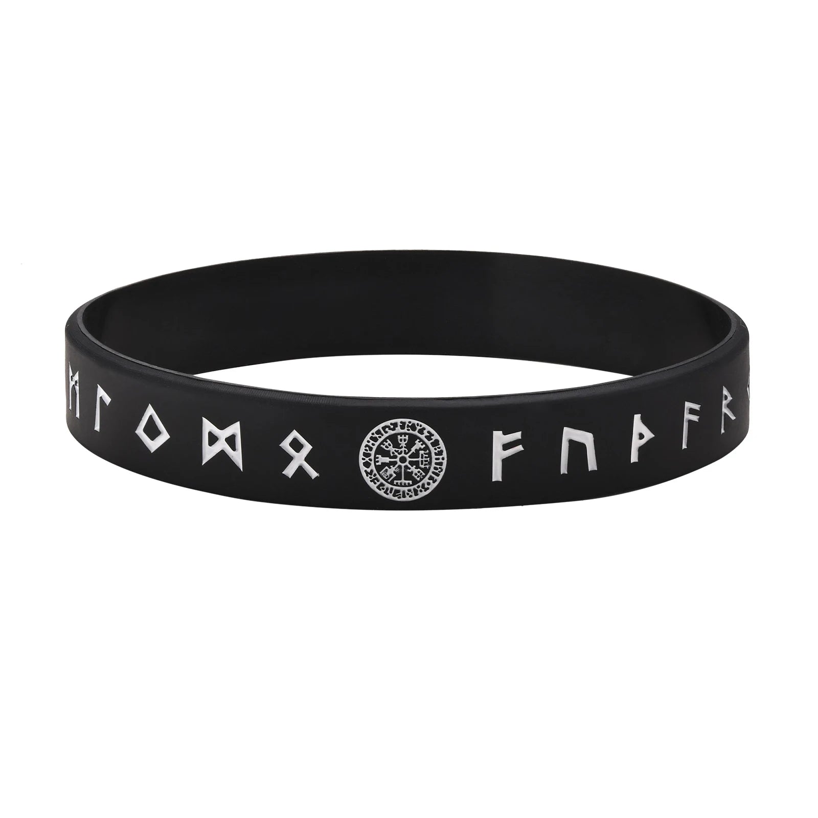 Viking Compass Silicone Bracelet 12mm