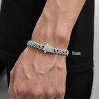 Iced Out Cuban Chain Necklace Stainless Steel 8-25MM