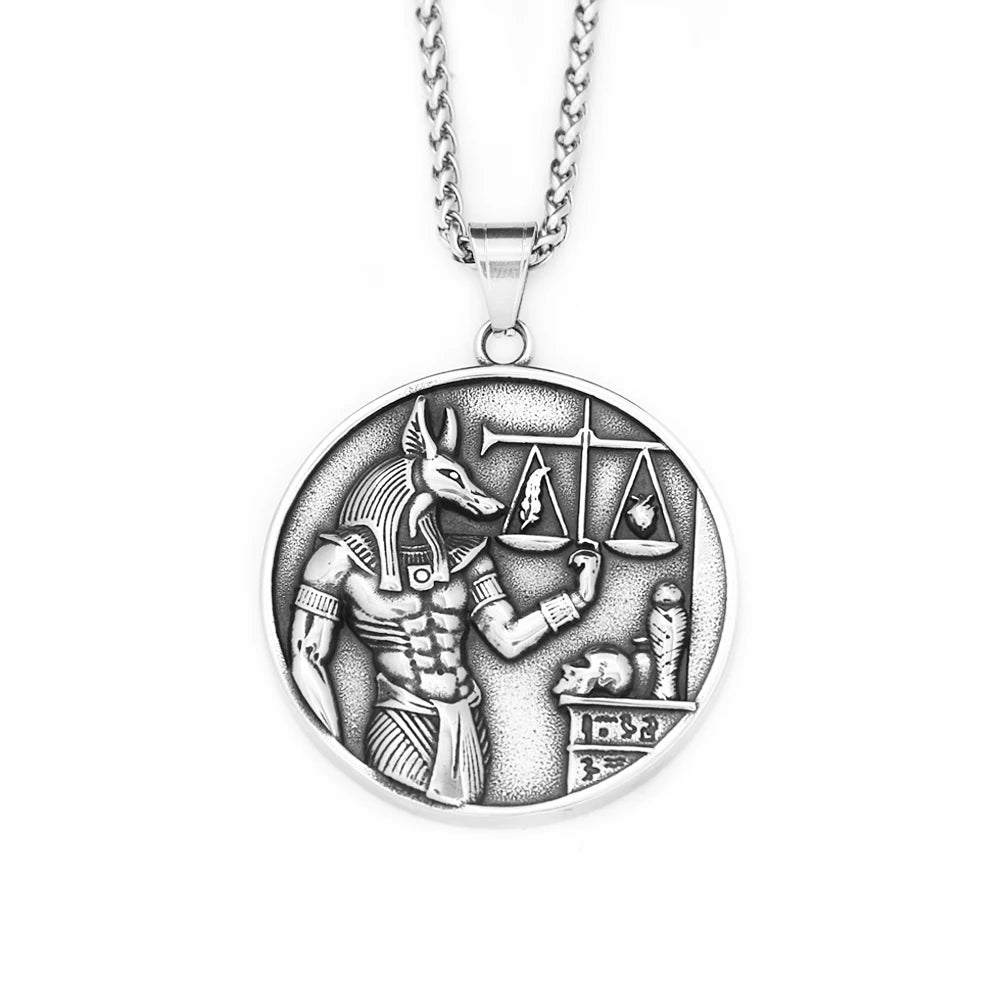 Anubis Pendant Necklace — 316L Stainless Steel