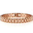 316L Stainless Steel Bracelet For Man Women 15MM Wide Link Watch Chain Men's Bracelets Necklaces Mannen Armband Hand