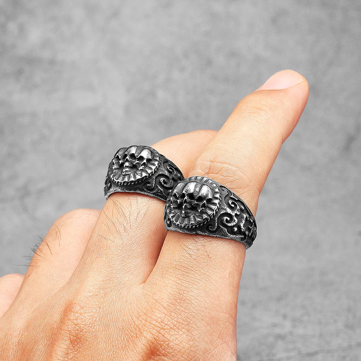 Skull Overlord Ring — Stainless Steel