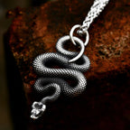 Vintage Nordic Viking Owl Pendant Necklace For Men 316L Stainless Steel Punk Biker Animal Necklaces Fashion Charm