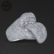 Exaggerated Statement Ring — Silver