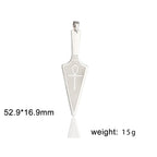 LIKGREAT Egyptian Ankh Cross Egypt Eye Pendant for Necklace Earrings Stainless Steel Eye of Horus Charms for Jewelry