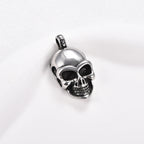 Gothic Skull Pendant Necklace — Stainless Steel