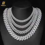 Iced Out Cuban Chain Necklace Stainless Steel 8-25MM