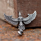 2023 New SCool 3D Phoenix Pendant Necklace Stainless steel Bird Charm Choker Animal Jewelry for man Good detail free shipping