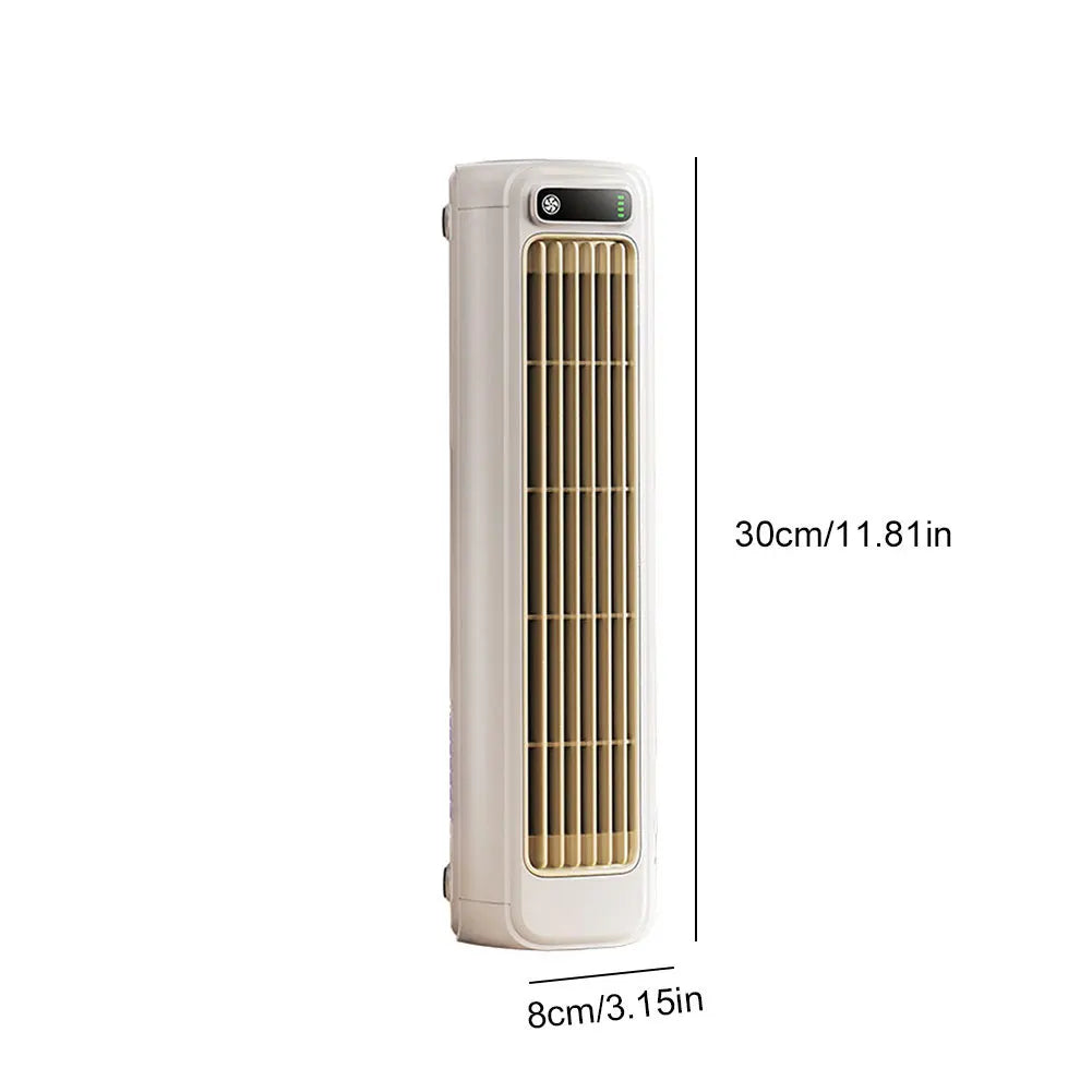 5V Tower Fan USB Charging Portable Air Conditioner Electric Wall Mount/Standing Fan Bladeless Summer Fan for Home
