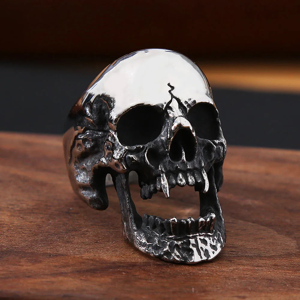 Korean Version Of Simple Ring Men Women Punk Hip Hop Stainless Steel Biker Men Ring Fashion Simple Jewelry Gift Wholesale
